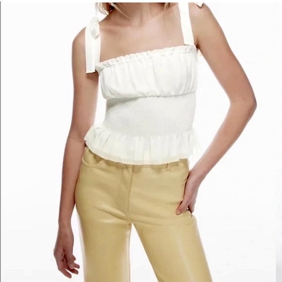 Wilfred Tops - sold Aritzia WILFRED Ballad Camisole Ivory Size Medium